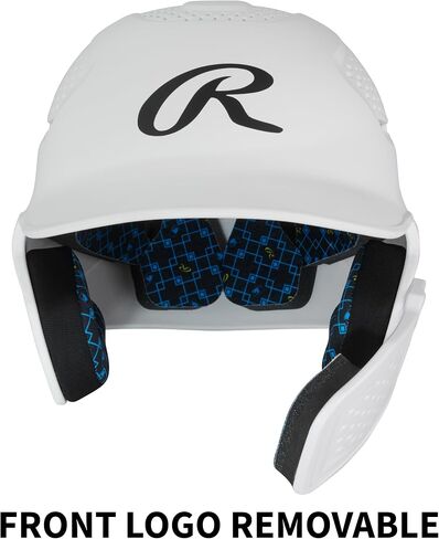 Rawlings | RX2 Series Reverse & Adjust Baseball Batting Helmet | Adjustable Face Guard | Junior | White in Saudi Arabia