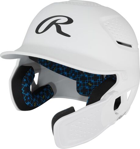 Rawlings | RX2 Series Reverse & Adjust Baseball Batting Helmet | Adjustable Face Guard | Junior | White in Saudi Arabia