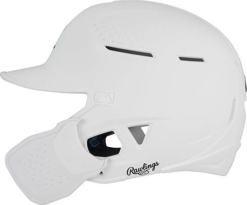 Rawlings | RX2 Series Reverse & Adjust Baseball Batting Helmet | Adjustable Face Guard | Junior | White in Saudi Arabia
