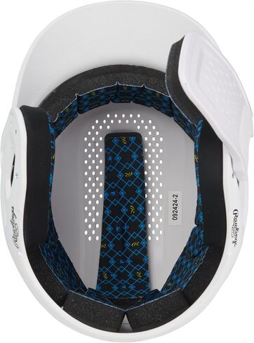Rawlings | RX2 Series Reverse & Adjust Baseball Batting Helmet | Adjustable Face Guard | Junior | White in Saudi Arabia