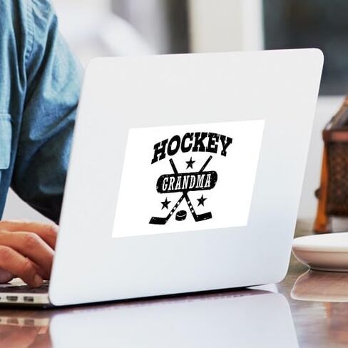 ملصق سيارة CafePress Hockey Grandma مستطيل الشكل in Kuwait