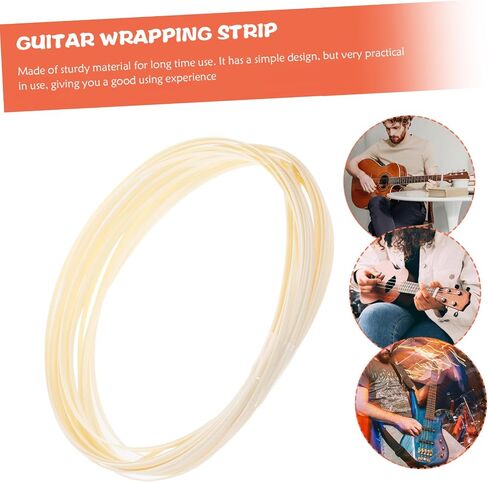 SUPVOX Guitar Body Decor 10pcs Abs Inlay Strips 1650 * 6 * 1.5mm Guitar Binding Purfling Kit in Saudi Arabia