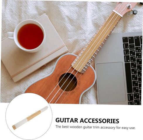 Kisangel 8pcs Flexible Guitar Purfling Strips for Acoustic and Classical Guitars Wood Binding Inlay Accessories for Luthier Tools Smooth Finish for and Decoration in Saudi Arabia