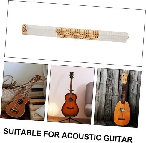 Kisangel 8pcs Flexible Guitar Purfling Strips for Acoustic and Classical Guitars Wood Binding Inlay Accessories for Luthier Tools Smooth Finish for and Decoration in Saudi Arabia