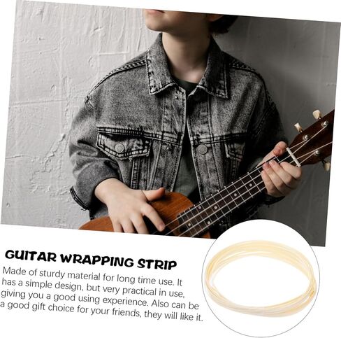 Guitar Inlay Strips 10pcs 1.65m x 6mm x 1.5mm Abs Material Guitar Edge Trim Easy Install for in Kuwait