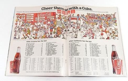 Lot of (6) Different 1977 to 1979 Arizona College Football Programs - NFL Programs in Saudi Arabia