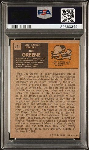 1971 Topps بطاقة Joe e Rookie Card الموقعة HOF 87 PSA 4 DNA AUTO 10 #89860349 - بطاقات المبتدئين الموقعة لكرة القدم in Saudi Arabia