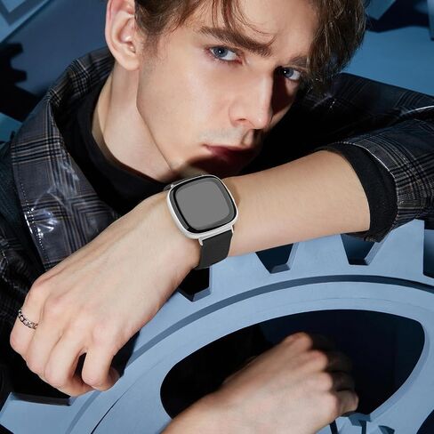 3 عبوات من الأربطة الرياضية من السيليكون الناعم لـ Fitbit Versa 4/Versa 3/Sense 2/Sense، أشرطة بديلة للرجال والنساء in Saudi Arabia