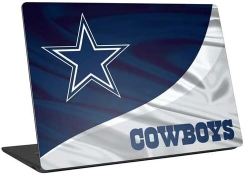 Skinit Laptop Decal Skin Compatible with Universal Laptop 16in (13 x 9.4in) - Officially Licensed NFL Dallas Cowboys Design in Saudi Arabia