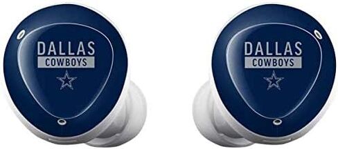 Skinit Decal Audio Skin Compatible with Samsung Galaxy Buds+ - Officially Licensed NFL Dallas Cowboys Blue Performance Series Design in Saudi Arabia