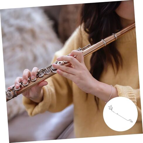Flute Music Score Holder Instrument Accessory Adjustable Stand for Marching Band in Saudi Arabia