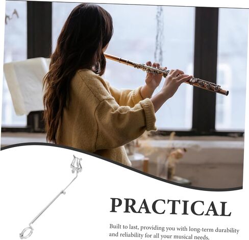 Flute Music Score Holder Instrument Accessory Adjustable Stand for Marching Band in Saudi Arabia