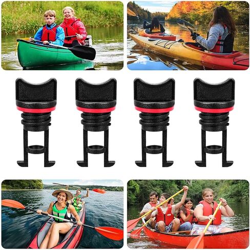 4pcs Kayak Plugs, Thread Drain Plugs, 2.13x1in Nylon Kayak Drain Plug with 3/4in Thread Boat Drain Stoppers for Canoe Dinghy Boats（Blue） in Saudi Arabia