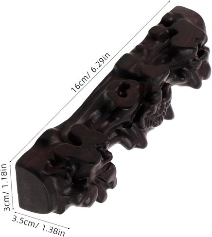 VICASKY Solid Holder for Flutes Pens Artistic Carved Design Multifunctional Desktop Rack for Home Decor Music Showcase in Saudi Arabia