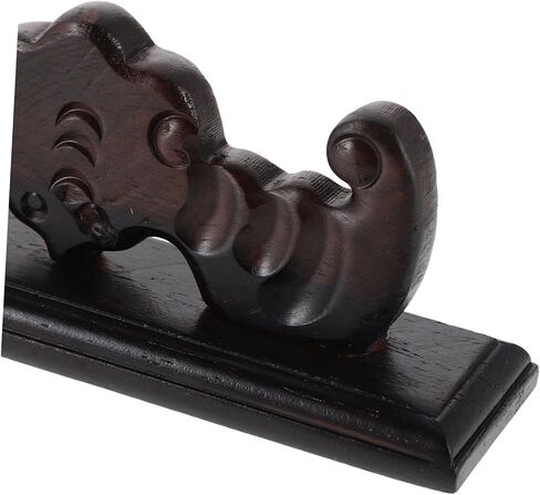 Desktop Wooden Flute Holder: Display Stand Tabletop Organizer - Decorative Pen Rest - Artistic And Functional Rack For Music Flute Showcase in Saudi Arabia