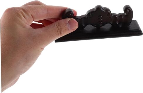Desktop Wooden Flute Holder: Display Stand Tabletop Organizer - Decorative Pen Rest - Artistic And Functional Rack For Music Flute Showcase in Saudi Arabia