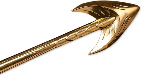 Sword Valley Sea King Poseidon Trident - ترايدنت مزخرف بأحرف رونية منقوشة - فولاذ مقاوم للصدأ، طول 180 سم/70.87 بوصة (تفاصيل مشكلة يدويًا، دعامة تنكرية، إصدار جامعي) in Kuwait