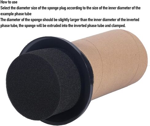 4PCS Speaker Port Tube Sponge, Subwoofer Cabinet Port Sponge Plug, Diameter 35mm, Height 50mm, for Portable Speaker Home Loudspeaker in Saudi Arabia