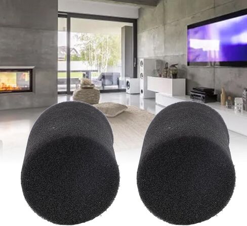 4PCS Speaker Port Tube Sponge, Subwoofer Cabinet Port Sponge Plug, Diameter 35mm, Height 50mm, for Portable Speaker Home Loudspeaker in Saudi Arabia