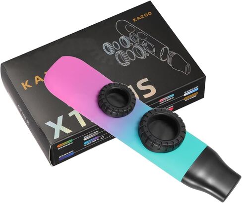 BESPORTBLE Adjustable Tone Kazoo Instrument Dual Hole Gradient Color Kazoo for Adults and Boys and Girls Portable Musical Instrument for Beginners Easy to Play Performance in Saudi Arabia