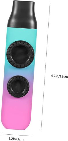 BESPORTBLE Adjustable Tone Kazoo Instrument Dual Hole Gradient Color Kazoo for Adults and Boys and Girls Portable Musical Instrument for Beginners Easy to Play Performance in Saudi Arabia