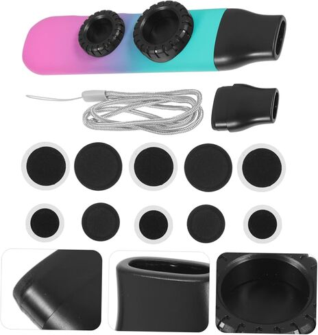 BESPORTBLE Adjustable Tone Kazoo Instrument Dual Hole Gradient Color Kazoo for Adults and Boys and Girls Portable Musical Instrument for Beginners Easy to Play Performance in Saudi Arabia