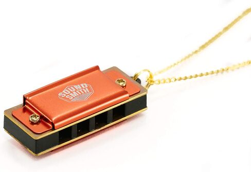Sound Smith Mini Harmonica Necklace (Red) in Saudi Arabia