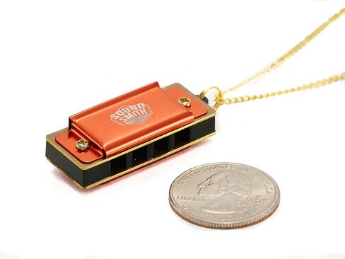 Sound Smith Mini Harmonica Necklace (Red) in Saudi Arabia