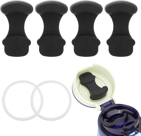 قطعتان من حشوات السيليكون و4 قطع من صمامات الأغطية، وأختام حلقات دائرية مانعة للتسرب متوافقة مع ملحقات استبدال زجاجات المياه الخالية من مادة BPA بوزن 24 أونصة و30 أونصة in Kuwait