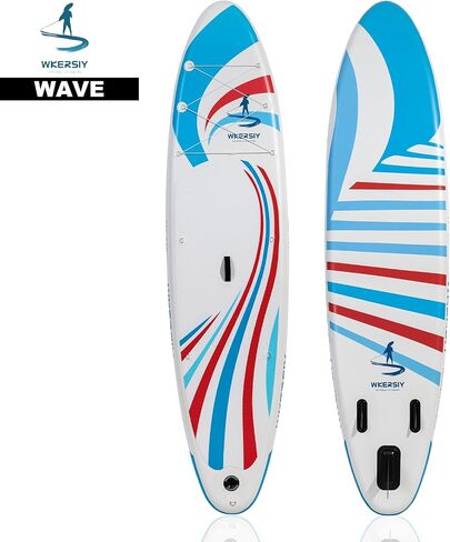 11ft All-Round Cruising Paddle Board Inflatable SUP, Wide & Stable Lightweight Stand Up Paddle Board for Touring | Complete Kit with Pump, Backpack & Leash in Saudi Arabia