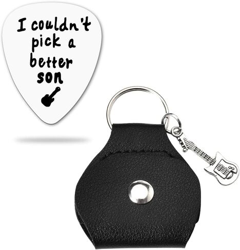 Guitar Picks Gifts for Son Stepson Birthday Christmas Gift for Sons I Could't Pick a Better Son Guitar Pick for Sons Graduation Gift for Male Guitars Lovers Gifts for Guitars Player in Saudi Arabia