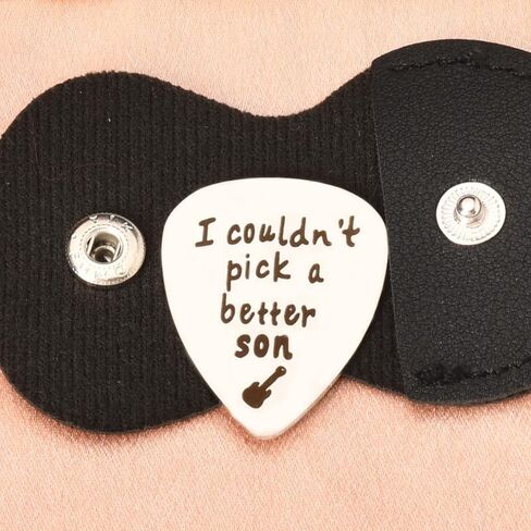 Guitar Picks Gifts for Son Stepson Birthday Christmas Gift for Sons I Could't Pick a Better Son Guitar Pick for Sons Graduation Gift for Male Guitars Lovers Gifts for Guitars Player in Saudi Arabia