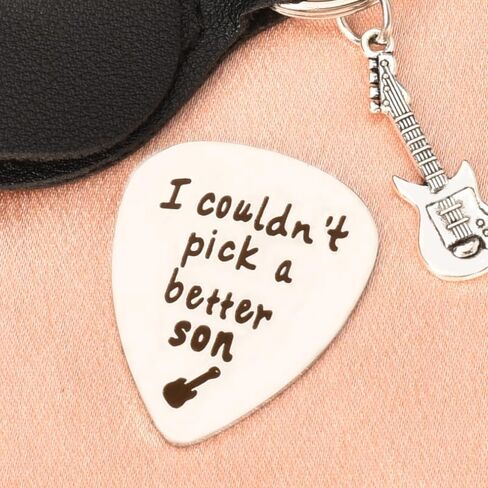 Guitar Picks Gifts for Son Stepson Birthday Christmas Gift for Sons I Could't Pick a Better Son Guitar Pick for Sons Graduation Gift for Male Guitars Lovers Gifts for Guitars Player in Saudi Arabia