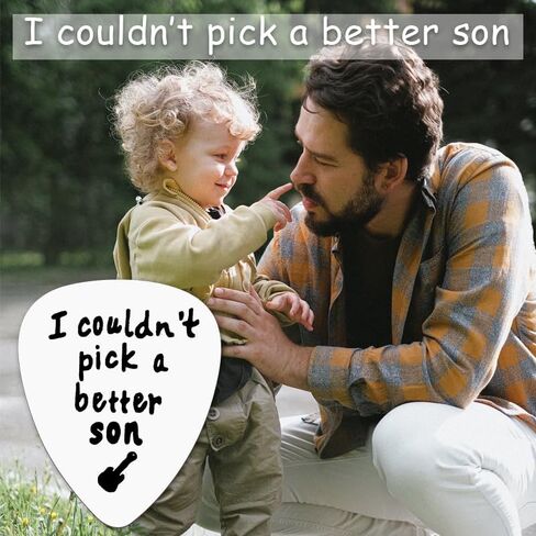 Guitar Picks Gifts for Son Stepson Birthday Christmas Gift for Sons I Could't Pick a Better Son Guitar Pick for Sons Graduation Gift for Male Guitars Lovers Gifts for Guitars Player in Saudi Arabia