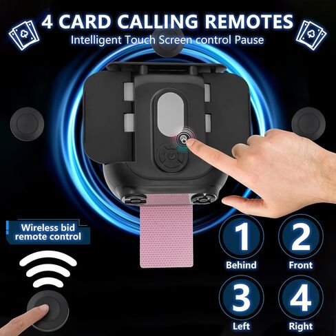2025 New Smart 2-in-1 Automatic Card Shuffler and Dealer for 1-2 Decks, 180°/360° Rotating Dealing Machine for 1-8 Players, 4 Remotes, Ultra Quiet, Rechargeable, for Poker, UNO, Blackjack in Saudi Arabia