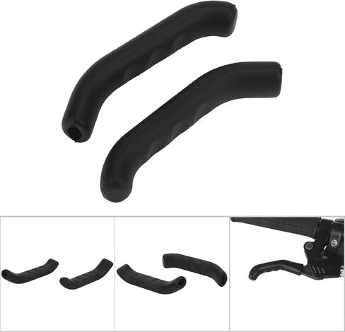 5 Color Silicone Mountain/Road Handle Protector Brake Lever Cover Cycling Accessory (Black) in Saudi Arabia