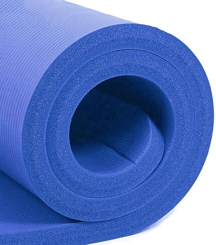 Vandue Extra Thick 0.4" Tech Foam Exercise Yoga Mat w/Carry Strap - Non-slip, Moisture-Resistant Cushion for Pilates - Support for Stretching & Physical Therapy in Saudi Arabia