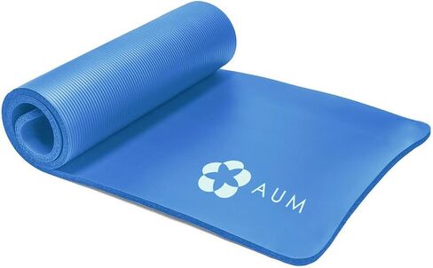 Vandue Extra Thick 0.4" Tech Foam Exercise Yoga Mat w/Carry Strap - Non-slip, Moisture-Resistant Cushion for Pilates - Support for Stretching & Physical Therapy in Saudi Arabia