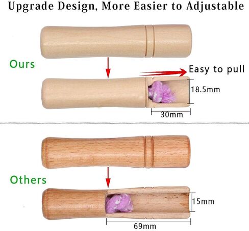 Cotton Jump Rope for Kids, Adjustable Toddler Skipping Rope with Wooden Handle, 2 Pack Student Jumping Rope for Outdoor Fun Activity, Exercise in Kuwait