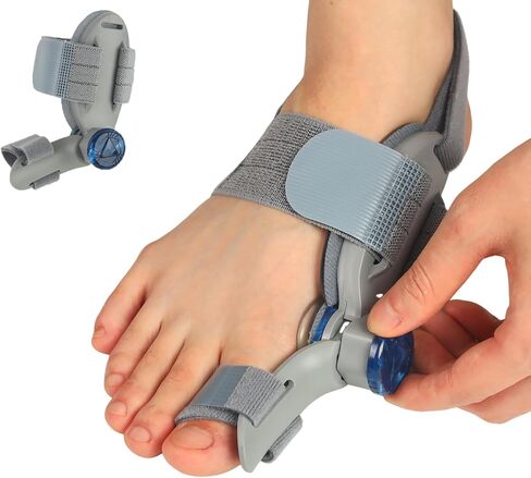 Bunion Corrector for Women Men Big Toe,Adjustable Knob Bunion Corrector for Bunion Relief,Bunion Fix with Bunion Silicone Pad,Suitable for Left and Right Feet(1PCS) in Saudi Arabia