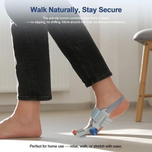 Bunion Corrector for Women Men Big Toe,Adjustable Knob Bunion Corrector for Bunion Relief,Bunion Fix with Bunion Silicone Pad,Suitable for Left and Right Feet(1PCS) in Saudi Arabia