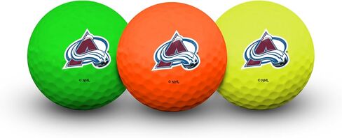 Team Effort Multi-Color Golf Balls Pack of 3 NHL in Saudi Arabia