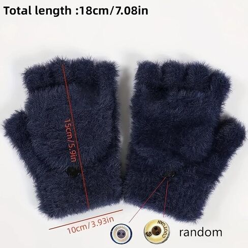 Women's Comfort Fingerless Gloves - Winter Warmth, Thickened Fingerless Design, Outdoor Sports Gloves in Saudi Arabia