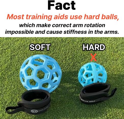 ElbowFix Golf Swing Trainer – Fix Chicken Wing & Flying Elbow | Improve Arm Rotation & Follow-Through | Wrist & Arm Connection Golf Training Aid in Kuwait