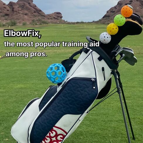 ElbowFix Golf Swing Trainer – Fix Chicken Wing & Flying Elbow | Improve Arm Rotation & Follow-Through | Wrist & Arm Connection Golf Training Aid in Kuwait