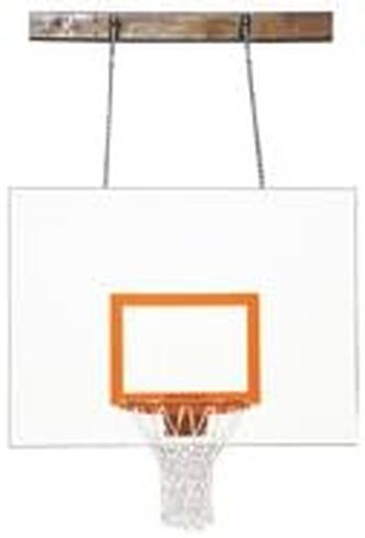 First Team FoldaMount46 Aggressor Steel Side Folding Wall Mounted Basketball System44; Scarlet in Saudi Arabia