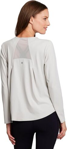 RBX Active Women's Long Sleeve Ventilated Mesh Lightweight Running Workout Crewneck T-Shirt in Kuwait