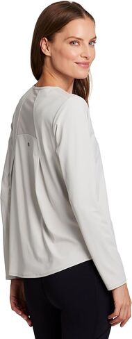 RBX Active Women's Long Sleeve Ventilated Mesh Lightweight Running Workout Crewneck T-Shirt in Kuwait