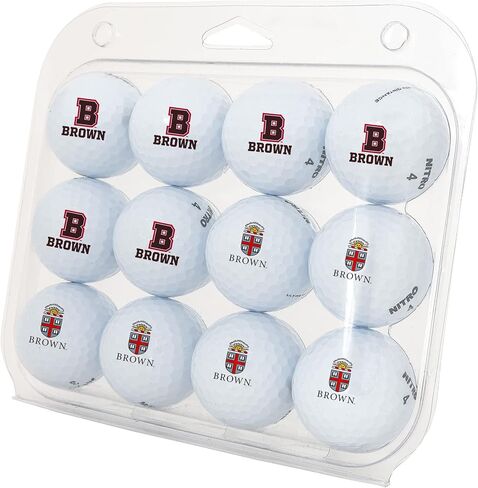 Desert Cactus Brown University Dozen Golf Balls - Full Color 12 Pack, BU Bears Officially Licensed Gear in Saudi Arabia