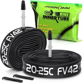 2 حزمة 700x20C-25C FV42/FV48/FV60mm 700c أنبوب الدراجة، بوتيل 700C أنبوب الدراجة الطريق مع 2 رافعة الإطارات، 700c أنبوب داخلي دراجة متوافق مع 700 x 20C 700x23C 700x24C 700x25C الأنبوب الداخلي in Kuwait